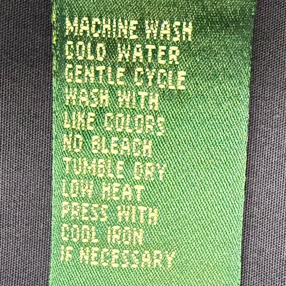 Women's‎ LAUREN RALPH LAUREN Navy Crossover Blouse- Size Large Petite - Picture 8 of 8